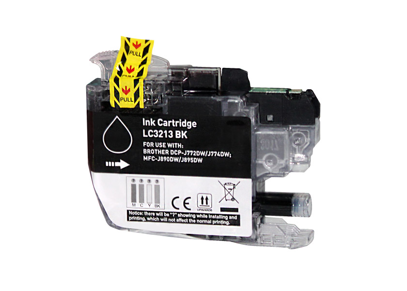 CARTUCHO ALTERNATIVO BROTHER LC3213 BK * DCP-J772DW / DCP-J774DW / MFC-J890DW / MFC-J895DW MFC-J491DW / MFC-J497DW / DCP-J572DW
