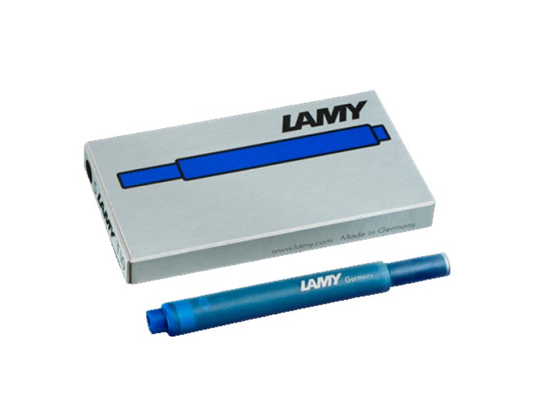 TINTA LAMY CARTUCHO Caja de 5 Unidades T10 AZUL BORRABLE