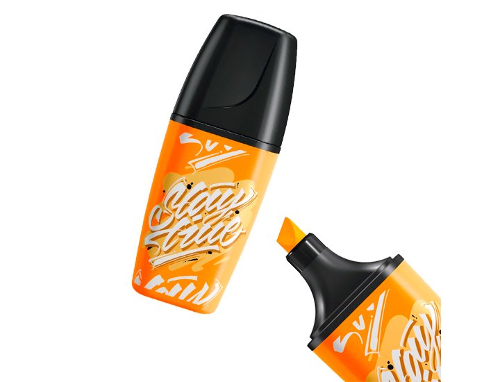 ROTULADOR FLUOR STABILO BOSSMINI BY SNOOZE ONE NARANJA STAY TRUE