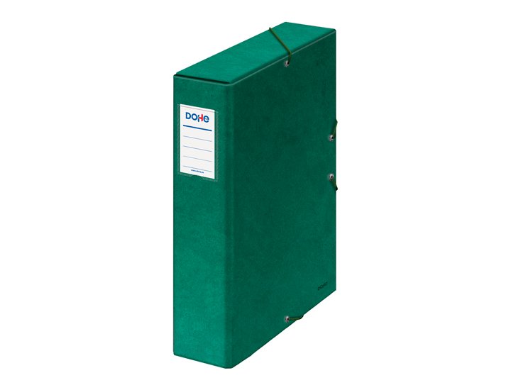 CAJA PROYECTOS CARTON GOMAS OFFICE 7 CMS VERDE