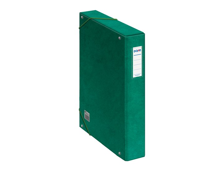 CAJA PROYECTOS CARTON GOMAS OFFICE 5 CMS VERDE