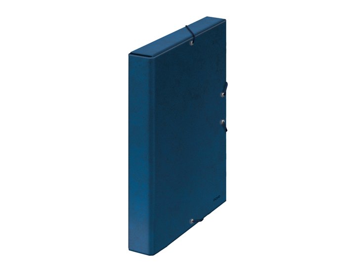 CAJA PROYECTOS CARTON GOMAS OFFICE 3 CMS AZUL