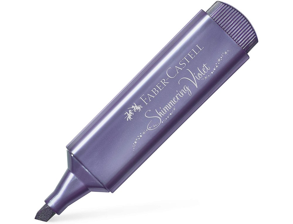ROTULADOR FLUOR FABER CASTELL TEXTLINER 46 METALLOC VIOLETA