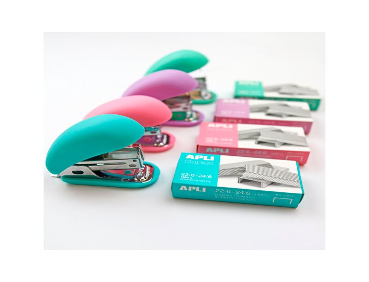 GRAPADORA MINI APLI COLORES PASTELES +GRAPA N  22/6