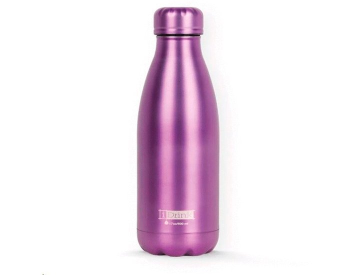 BOTELLA TERMICA 500ML VIOLETA METALIZADO