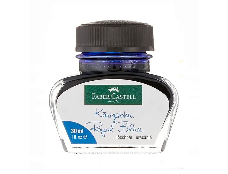 TINTA FABER CASTELL FRASCO 30 ML AZUL REAL