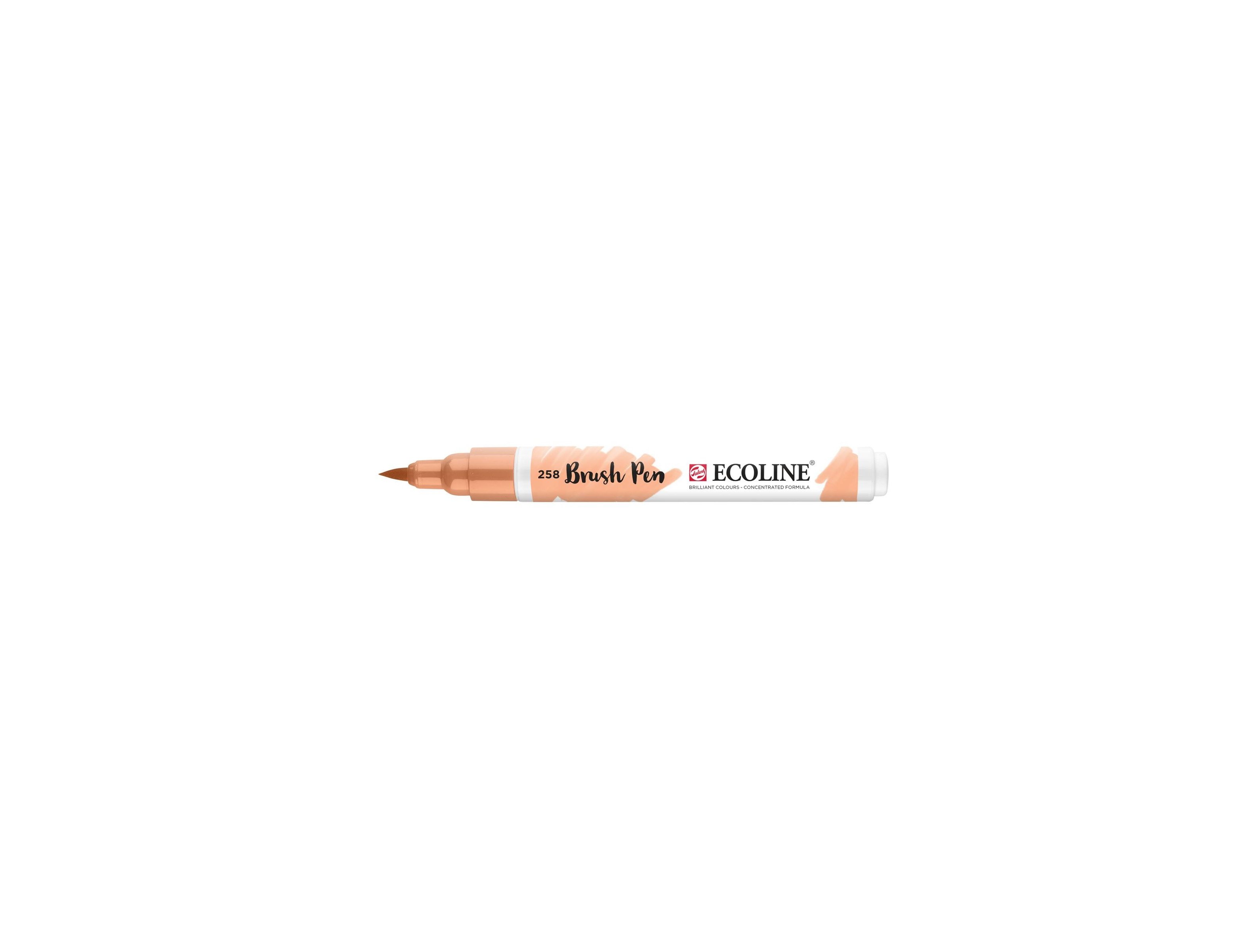 ROTULADOR BRUSH PEN TALENS ECOLINE ACUARELA ALBARICOQUE