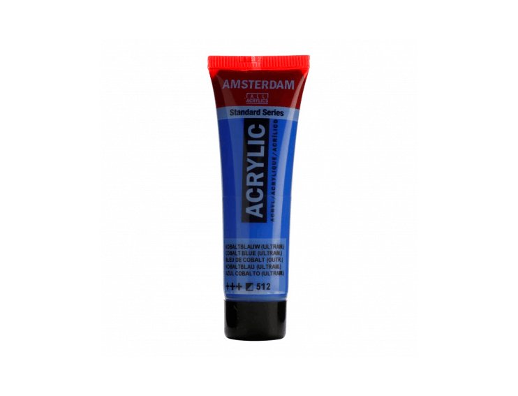 ACRILICO AMSTERDAM 020cc AZUL COBALTO ULTRAMAR