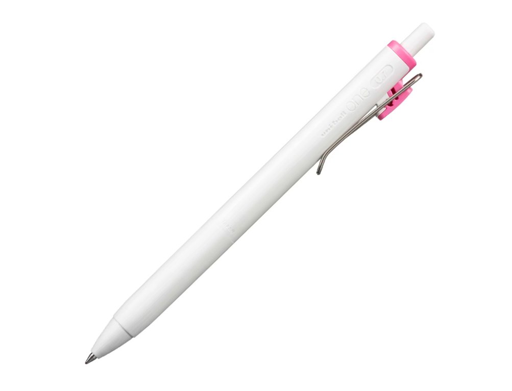 ROTULADOR UNI BALL ONE 0.7MM ROSA CLARO