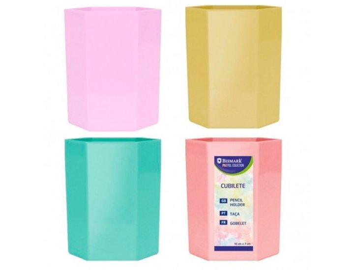 PORTALAPICES PLASTICO BISMARK COLORES SURTIDOS