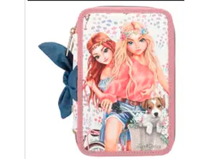 ESTUCHE TRIPLE VELO FLEUR TOP MODEL