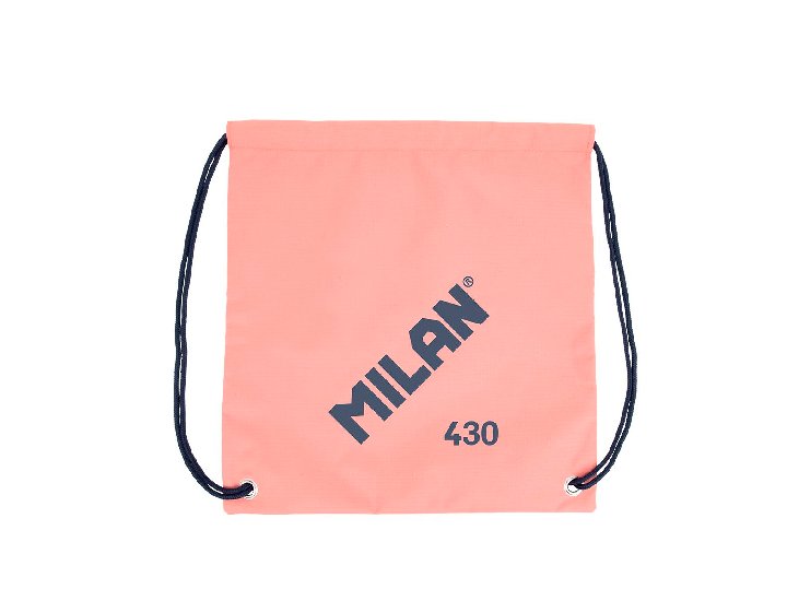 BOLSA MOCHILA DE TIRAS GOMA MILAN 430 ROSA