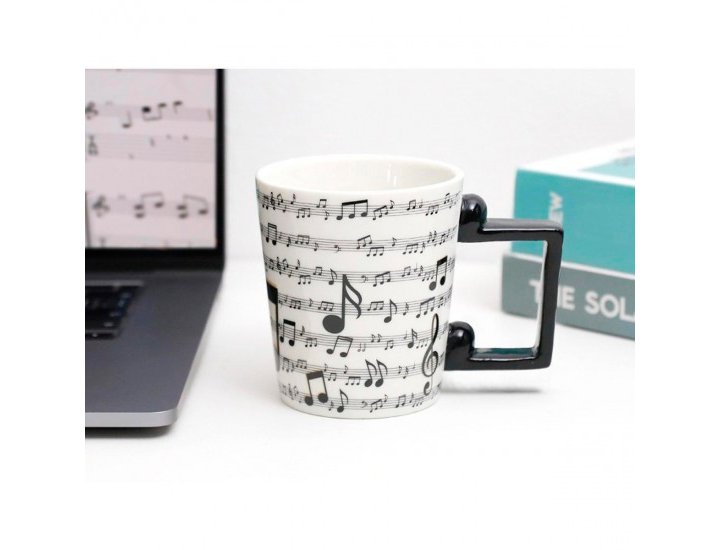 TAZA DE CERAMICA MUSICA