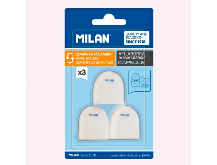 GOMA MILAN 1012 MIGA DE PAN PACK 3 PARA AFILABORRA