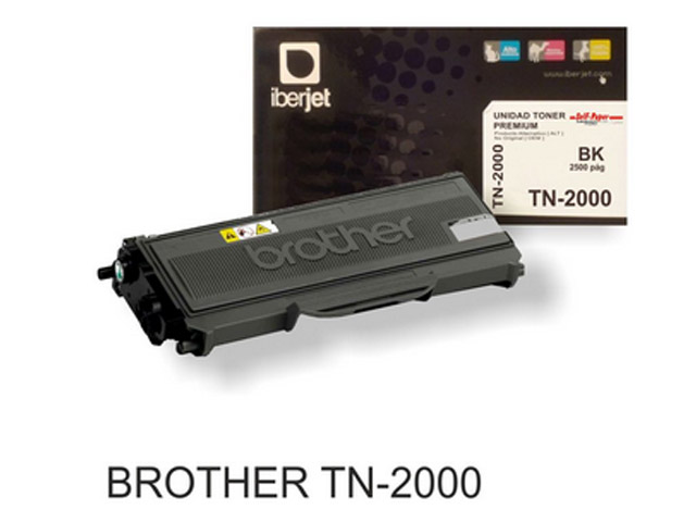 TONER IBERJET COMPATIBLE BROTHER TN-2000 2.500PAG NEGRO