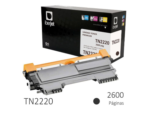 TONER IBERJET COMPATIBLE BROTHER TN-2220 2.600PAG NEGRO