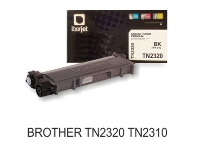 TONER IBERJET COMPATIBLE BROTHER TN-2320 2.600PAG NEGRO