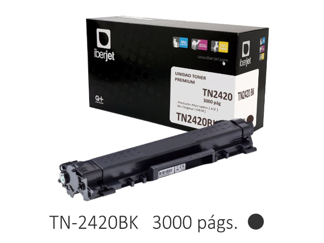 TONER IBERJET COMPATIBLE BROTHER TN-2420 3.000PAG NEGRO