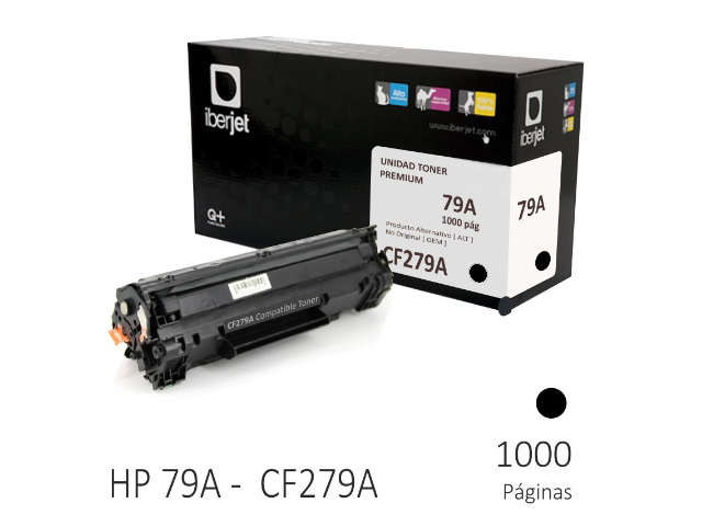 TONER IBERJET COMPATIBLE HP CF279A M12A / M12W / M26A / M26NW 1.000PAG NEGRO