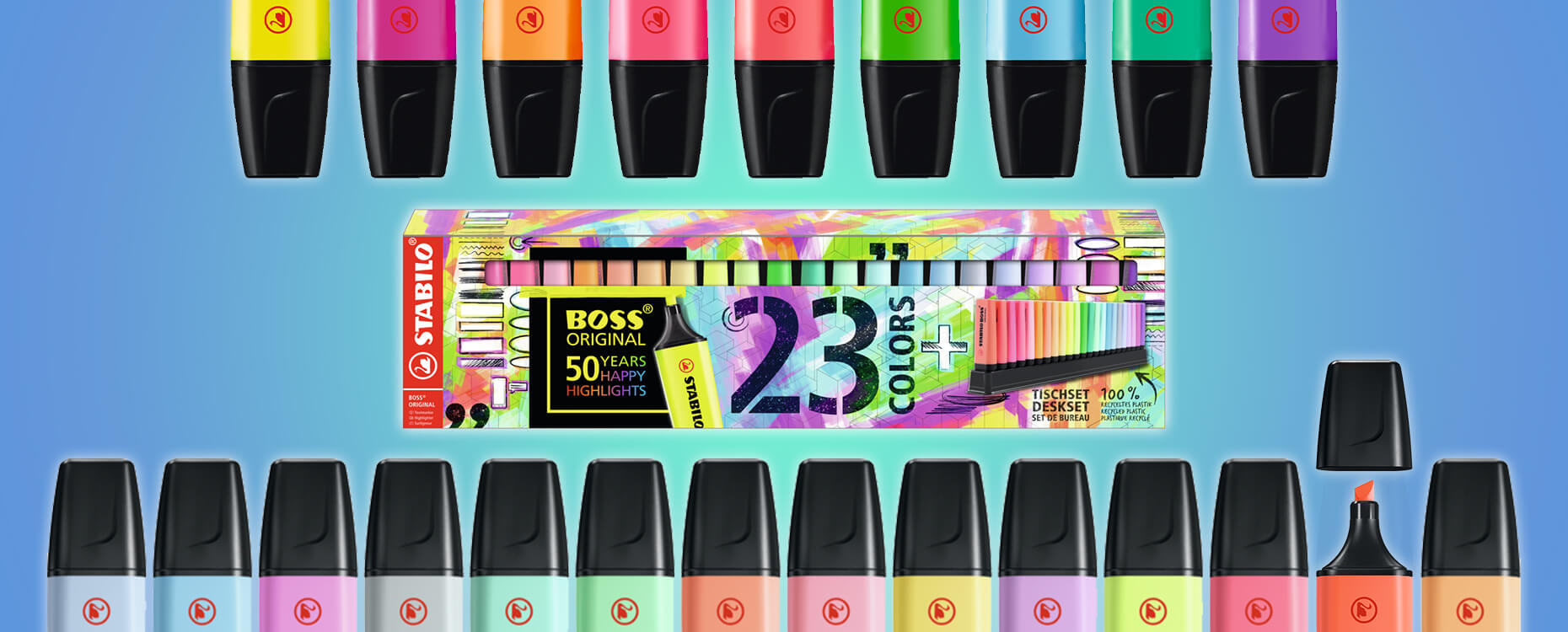 DESKSET 23 STABILO BOSS 50 ANIVERSARIO