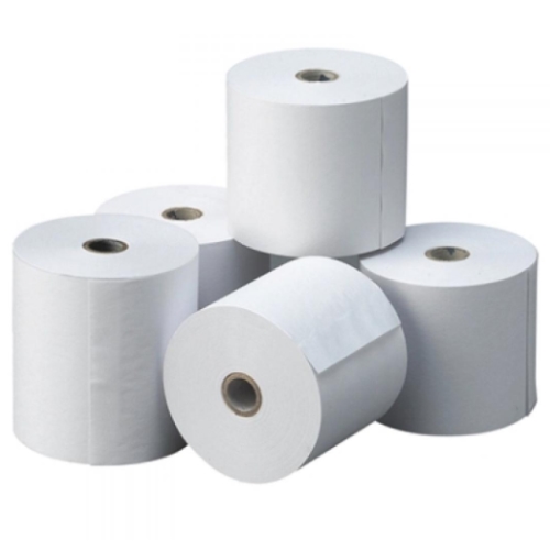 PAPEL TERMICO 80X80X12MM 56GR. - SIN BISFENOL-A - PAQ. 8UDS